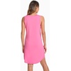 LazyCozy Bamboo Viscose Nightgowns for Women, Soft Night Shirts for Women Sleepwear, Summer Sleeveless V Neck Tank Pajama(Raspberry Pink)