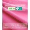 LazyCozy Bamboo Viscose Nightgowns for Women, Soft Night Shirts for Women Sleepwear, Summer Sleeveless V Neck Tank Pajama(Raspberry Pink)