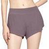 LazyCozy Bamboo Viscose Sleep Shorts for Women, Soft Dolphin Lounge Shorts | Comfy Y2K Micro Mini Pajama Shorts, Lightweight Booty Shorts, Summer Pj Shorts, Knit Workout Shorts(Purplish Grey)