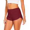 LazyCozy Bamboo Viscose Sleep Shorts for Women, Soft Dolphin Lounge Shorts | Comfy Y2K Micro Mini Pajama Shorts, Lightweight Booty Shorts, Summer Pj Shorts, Knit Workout Shorts(Wine)