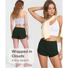 LazyCozy Bamboo Viscose Sleep Shorts for Women, Soft Dolphin Lounge Shorts | Comfy Y2K Micro Mini Pajama Shorts, Lightweight Booty Shorts, Summer Pj Shorts, Knit Workout Shorts(Green)