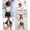 LazyCozy Bamboo Viscose Sleep Shorts for Women, Soft Dolphin Lounge Shorts | Comfy Y2K Micro Mini Pajama Shorts, Lightweight Booty Shorts, Summer Pj Shorts, Knit Workout Shorts(Black)