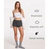 LazyCozy Bamboo Viscose Sleep Shorts for Women, Soft Dolphin Lounge Shorts | Comfy Y2K Micro Mini Pajama Shorts, Lightweight Booty Shorts, Summer Pj Shorts, Knit Workout Shorts(Dark Heather Grey)
