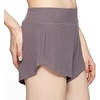 LazyCozy Bamboo Viscose Sleep Shorts for Women, Soft Dolphin Lounge Shorts | Comfy Y2K Micro Mini Pajama Shorts, Lightweight Booty Shorts, Summer Pj Shorts, Knit Workout Shorts(Purplish Grey)