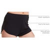 LazyCozy Bamboo Viscose Sleep Shorts for Women, Soft Dolphin Lounge Shorts | Comfy Y2K Micro Mini Pajama Shorts, Lightweight Booty Shorts, Summer Pj Shorts, Knit Workout Shorts(Black)