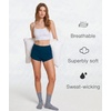 LazyCozy Bamboo Viscose Sleep Shorts for Women, Soft Dolphin Lounge Shorts | Comfy Y2K Micro Mini Pajama Shorts, Lightweight Booty Shorts, Summer Pj Shorts, Knit Workout Shorts(Ink Blue)
