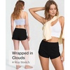 LazyCozy Bamboo Viscose Sleep Shorts for Women, Soft Dolphin Lounge Shorts | Comfy Y2K Micro Mini Pajama Shorts, Lightweight Booty Shorts, Summer Pj Shorts, Knit Workout Shorts(Black)