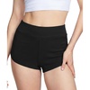 LazyCozy Bamboo Viscose Sleep Shorts for Women, Soft Dolphin Lounge Shorts | Comfy Y2K Micro Mini Pajama Shorts, Lightweight Booty Shorts, Summer Pj Shorts, Knit Workout Shorts(Black)