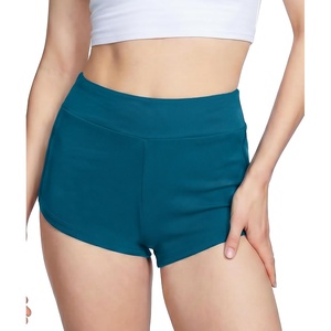 LazyCozy Bamboo Viscose Sleep Shorts for Women, Soft Dolphin Lounge Shorts | Comfy Y2K Micro Mini Pajama Shorts, Lightweight Booty Shorts, Summer Pj Shorts, Knit Workout Shorts(Teal Blue)