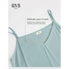 GYS Bamboo Viscose Sleeveless Nightgowns for Women | Cooling Slip Dress for Hot Sleepers, Adjustable Spaghetti Strap Night Shirts, Moisture-Wicking, Soft Sleepdress(Wine Red)