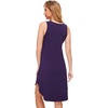 GYS Bamboo Viscose Sleeveless Nightgowns for Women, Deep Purple, X-Large | Lightweight Comfy Night Dress Pajamas, Summer Cooling Moisture Wicking Sleep Shirt for Hot Sleeper, Soft Tank Night Sweats