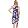 GYS Bamboo Viscose Sleeveless Nightgowns for Women, Navy Peony, Large | Lightweight Comfy Night Dress Pajamas, Summer Cooling Moisture Wicking Sleep Shirt for Hot Sleeper, Soft Tank Night Sweats