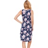 GYS Bamboo Viscose Sleeveless Nightgowns for Women, Navy Peony, X-Large | Lightweight Comfy Night Dress Pajamas, Summer Cooling Moisture Wicking Sleep Shirt for Hot Sleeper, Soft Tank Night Sweats