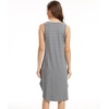 GYS Bamboo Viscose Sleeveless Nightgowns for Women, Stripe, Small | Lightweight Comfy Night Dress Pajamas, Summer Cooling Moisture Wicking Sleep Shirt for Hot Sleeper, Soft Tank Night Sweats