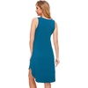 GYS Bamboo Viscose Sleeveless Nightgowns for Women, Teal Blue, Medium | Lightweight Comfy Night Dress Pajamas, Summer Cooling Moisture Wicking Sleep Shirt for Hot Sleeper, Soft Tank Night Sweats