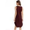 GYS Women’s Bamboo Viscose Sleeveless Nightgowns, Ficus Red, XX-Large Plus | Lightweight Comfy Night Dress Pajamas, Summer Cooling Moisture Wicking Sleep Shirt for Hot Sleeper, Soft Tank Night Sweats