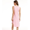 GYS Women’s Bamboo Viscose Tank Nightgowns, Pink White Stripe, X-Large | Sleeveless Lightweight Comfy Night Dress Pajamas, Summer Cooling Moisture Wicking Sleep Shirt for Hot Sleeper, Night Sweats