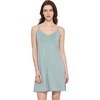 GYS Bamboo Viscose Sleeveless Nightgowns for Women | Cooling Slip Dress for Hot Sleepers, Adjustable Spaghetti Strap Night Shirts, Moisture-Wicking, Soft Sleepdress(Light Greyish Green)