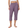 GYS Bamboo Viscose Women’s Pajama Pants, Ultra-Soft Capris with Pockets | Summer Cooling PJ Bottoms, Moisture-Wicking Sleep Bottoms, Comfy, Lightweight, Stretchy Lounge Pants(Lilac Gray 5)