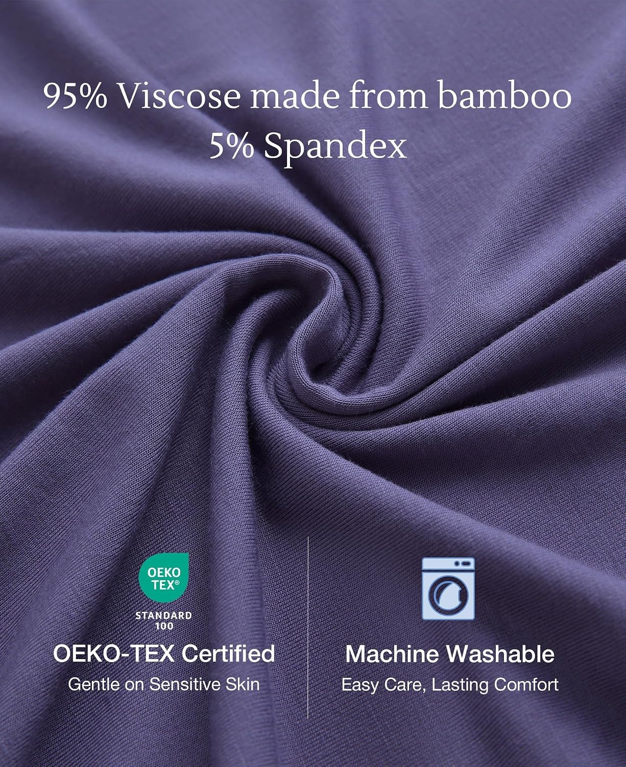 image:imageGYS Cooling Bamboo Viscose Sleeveless Nightgowns for Women V Neck Sleep Shirt MoistureWicking for Hot Sleepers amp Night Sweats Lightweight Night Shirts Buttery Soft KneeLengthA Indigo Blue