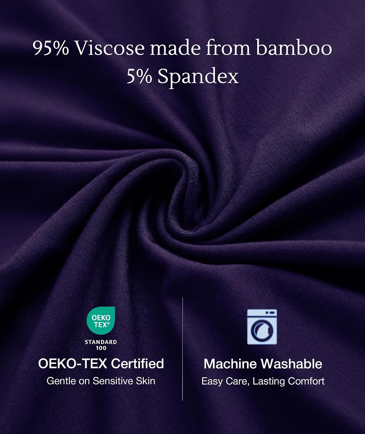 image:imageGYS Cooling Bamboo Viscose Sleeveless Nightgowns for Women V Neck Sleep Shirt MoistureWicking for Hot Sleepers amp Night Sweats Lightweight Night Shirts Buttery Soft KneeLengthC Purple