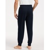 GYS Bamboo Viscose Mens Pajama Pants with Pockets | Cooling for Hot Sleepers, Jogger Style, Silky Soft, Lightweight Lounge Sleep Bottoms, Drawstring(Black)