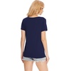 GYS Bamboo Viscose Women’s Pajama Tops, Lightweight Cooling Basic T-Shirt | Moisture-Wicking Tees, Crew Neck Lounge Top, Soft Short Sleeve Sleep Shirts, Comfy Stretchy PJ Tops(Navy)