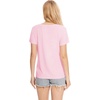GYS Bamboo Viscose Women’s Pajama Tops, Lightweight Cooling Basic T-Shirt | Moisture-Wicking Tees, Crew Neck Lounge Top, Soft Short Sleeve Sleep Shirts, Comfy Stretchy PJ Tops(Pink)
