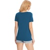 GYS Bamboo Viscose Women’s Pajama Tops, Lightweight Cooling Basic T-Shirt | Moisture-Wicking Tees, Crew Neck Lounge Top, Soft Short Sleeve Sleep Shirts, Comfy Stretchy PJ Tops(Teal Blue)