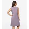 GYS Cooling Bamboo Viscose Sleeveless Nightgowns for Women | V Neck Sleep Shirt, Moisture-Wicking for Hot Sleepers & Night Sweats, Lightweight Night Shirts, Buttery Soft, Knee-Length(C- Mauve Purple)