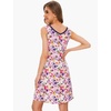GYS Cooling Bamboo Viscose Sleeveless Nightgowns for Women | V Neck Sleep Shirt, Moisture-Wicking for Hot Sleepers & Night Sweats, Lightweight Night Shirts, Buttery Soft, Knee-Length(D- Purple Floral)