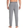GYS Men’s Bamboo Viscose Tapered Pajama Pants | Cooling & moisture wicking, Comfortable & breathable, for hot sleeper, Wide elastic waist, Stretch soft, Lightweight(Heather Grey)