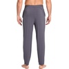 GYS Men’s Bamboo Viscose Tapered Pajama Pants | Cooling & moisture wicking, Comfortable & breathable, for hot sleeper, Wide elastic waist, Stretch soft, Lightweight(Reddish Grey)