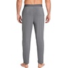 GYS Men’s Bamboo Viscose Tapered Pajama Pants | Cooling & moisture wicking, Comfortable & breathable, for hot sleeper, Wide elastic waist, Stretch soft, Lightweight(Dark Heather Grey)