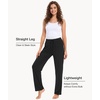 GYS Women’s Bamboo Viscose Pajama Pants Lightweight Bottoms丨Breathable Soft Sleep Pants, Moisture Wicking Lounge Sleepwear(A-black)