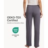 GYS Women’s Bamboo Viscose Pajama Pants Lightweight Bottoms丨Breathable Soft Sleep Pants, Moisture Wicking Lounge Sleepwear(A-dark Grey)