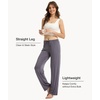 GYS Women’s Bamboo Viscose Pajama Pants Lightweight Bottoms丨Breathable Soft Sleep Pants, Moisture Wicking Lounge Sleepwear(A-dark Grey)