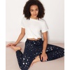 GYS Women’s Bamboo Viscose Pajama Pants Lightweight Bottoms丨Breathable Soft Sleep Pants, Moisture Wicking Lounge Sleepwear(Blue Stars)