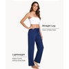 GYS Women’s Bamboo Viscose Pajama Pants Lightweight Bottoms丨Breathable Soft Sleep Pants, Moisture Wicking Lounge Sleepwear(Deep Blue)