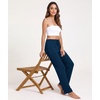 GYS Women’s Bamboo Viscose Pajama Pants Lightweight Bottoms丨Breathable Soft Sleep Pants, Moisture Wicking Lounge Sleepwear(Ink Blue)