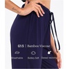GYS Women’s Bamboo Viscose Pajama Pants Lightweight Bottoms丨Breathable Soft Sleep Pants, Moisture Wicking Lounge Sleepwear(Navy)