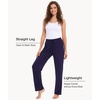 GYS Women’s Bamboo Viscose Pajama Pants Lightweight Bottoms丨Breathable Soft Sleep Pants, Moisture Wicking Lounge Sleepwear(Navy)