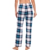 GYS Women’s Bamboo Viscose Pajama Pants Lightweight Bottoms丨Breathable Soft Sleep Pants, Moisture Wicking Lounge Sleepwear(White Green Plaid)