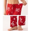 GYS Women’s Bamboo Viscose Pajama Pants Lightweight Bottoms丨Breathable Soft Sleep Pants, Moisture Wicking Lounge Sleepwear(Xmas Red)