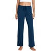 GYS Women’s Bamboo Viscose Pajama Pants Lightweight Bottoms丨Breathable Soft Sleep Pants, Moisture Wicking Lounge Sleepwear(Ink Blue)