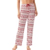 GYS Women’s Bamboo Viscose Pajama Pants Lightweight Bottoms丨Breathable Soft Sleep Pants, Moisture Wicking Lounge Sleepwear(Red Elk)