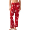 GYS Women’s Bamboo Viscose Pajama Pants Lightweight Bottoms丨Breathable Soft Sleep Pants, Moisture Wicking Lounge Sleepwear(Xmas Red)