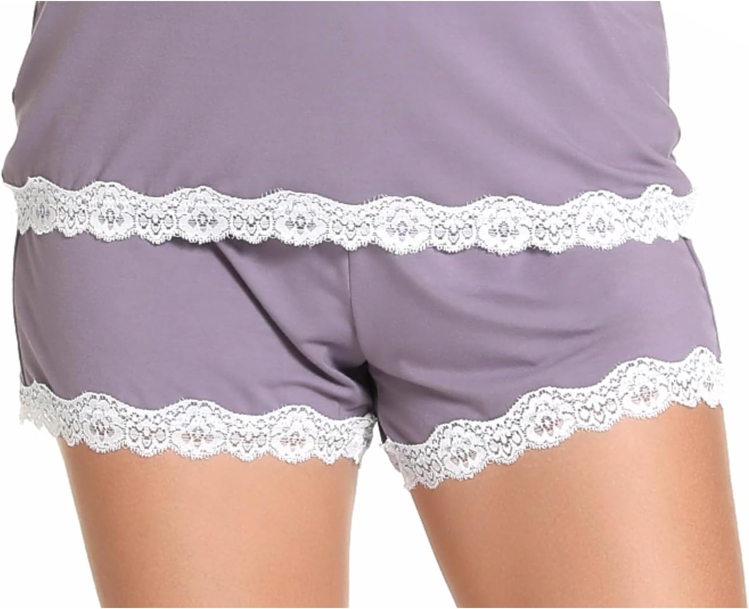 image:imageGYS Bamboo Viscose Tank Pajamas for Women Cooling Pjs Set for Hot Flashes Sleeveless Top amp Shorts Pajama Sets Moisture Wicking Sleepwear Night Sweats Comfort Soft LightweightViolet