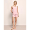 GYS Bamboo Viscose Tank Pajamas for Women Cooling Pjs Set for Hot Flashes | Sleeveless Top & Shorts Pajama Sets, Moisture Wicking Sleepwear, Night Sweats Comfort, Soft Lightweight(Pink)