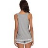 GYS Bamboo Viscose Tank Pajamas for Women Cooling Pjs Set for Hot Flashes | Sleeveless Top & Shorts Pajama Sets, Moisture Wicking Sleepwear, Night Sweats Comfort, Soft Lightweight(Heather Grey)